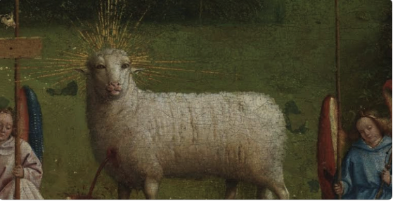 Van Eyck "La adoración del Cordero Místico